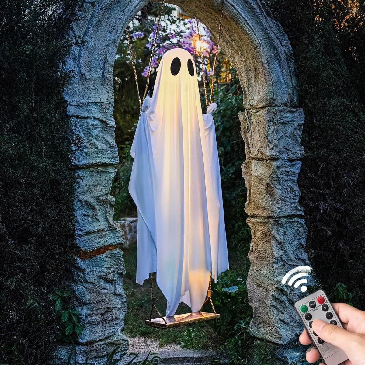 GhostSwing - Swinging Ghost Bench