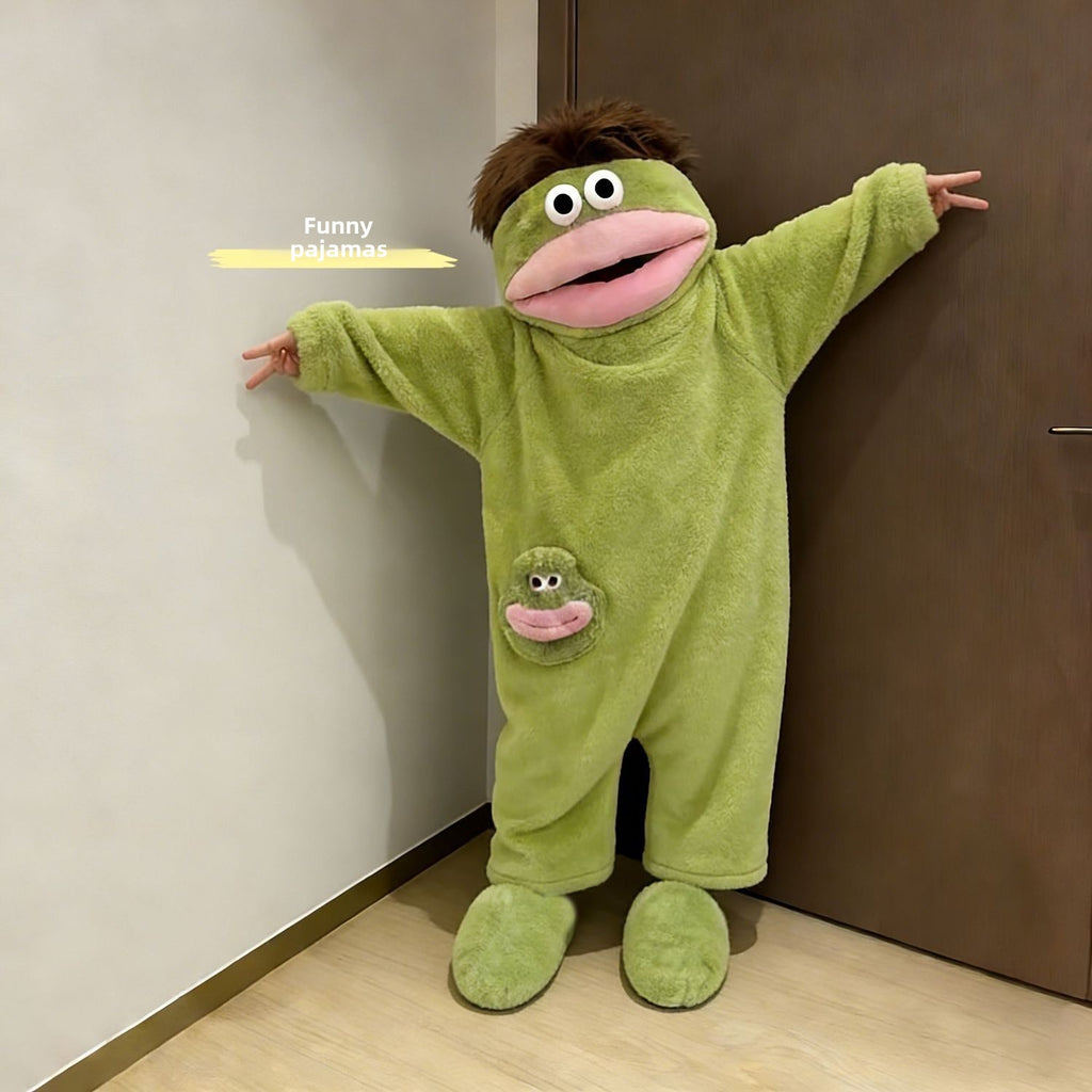 Big-Mouth Monster Fleece Onesie for Adults & Kids