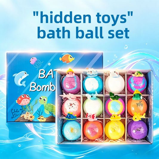 12-Piece Sea Salt Bath Bomb Gift Set