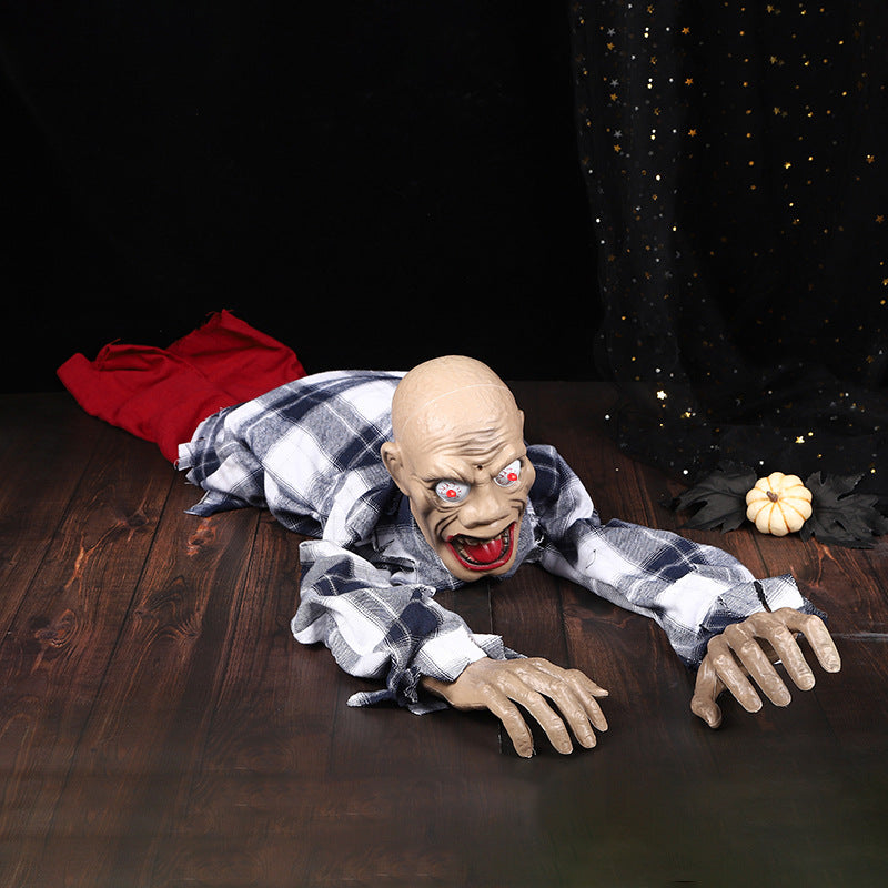 Crawling Halloween Zombie Prop