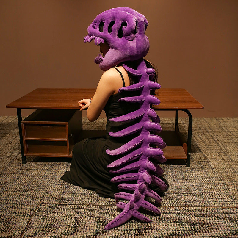 Plush Dinosaur Skeleton Costume ? Adult & Kids Sizes