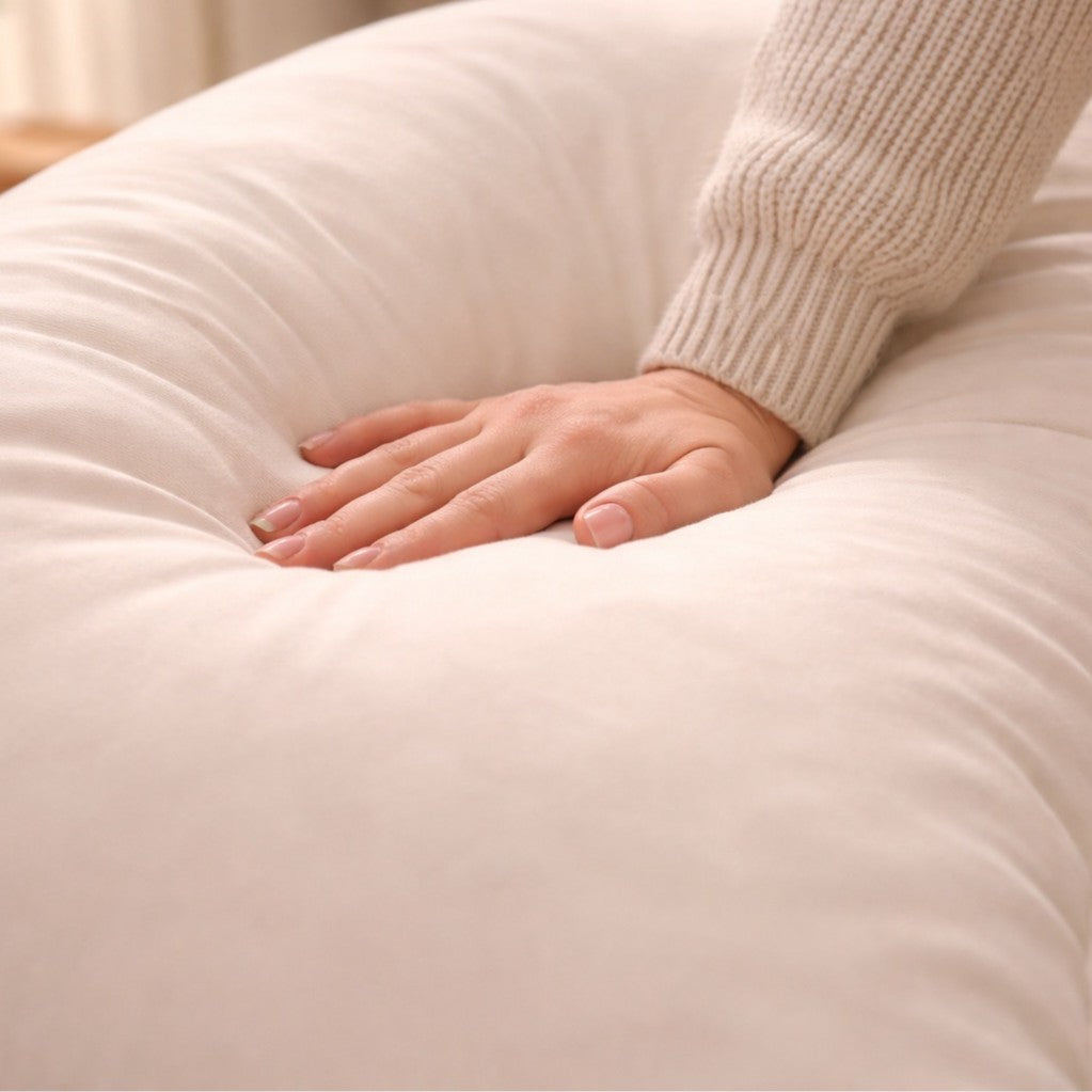 Large Moon Shaped Maternity Pillow