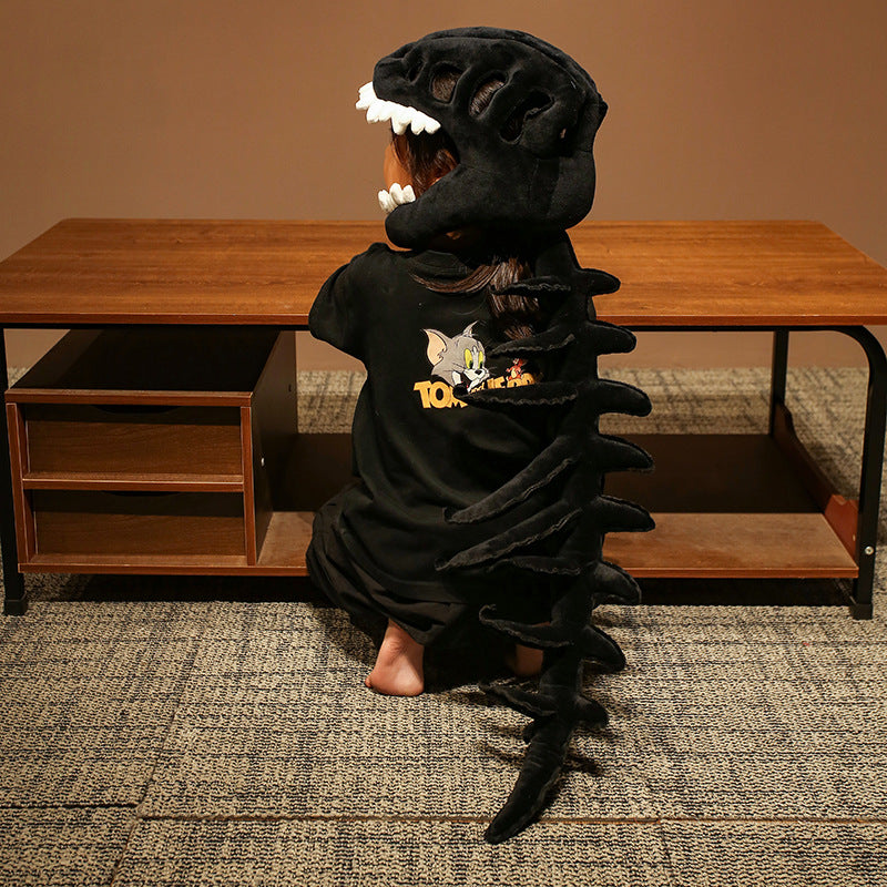Plush Dinosaur Skeleton Costume ? Adult & Kids Sizes