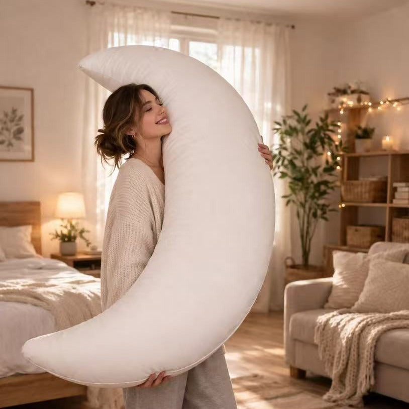 Large Moon Shaped Maternity Pillow