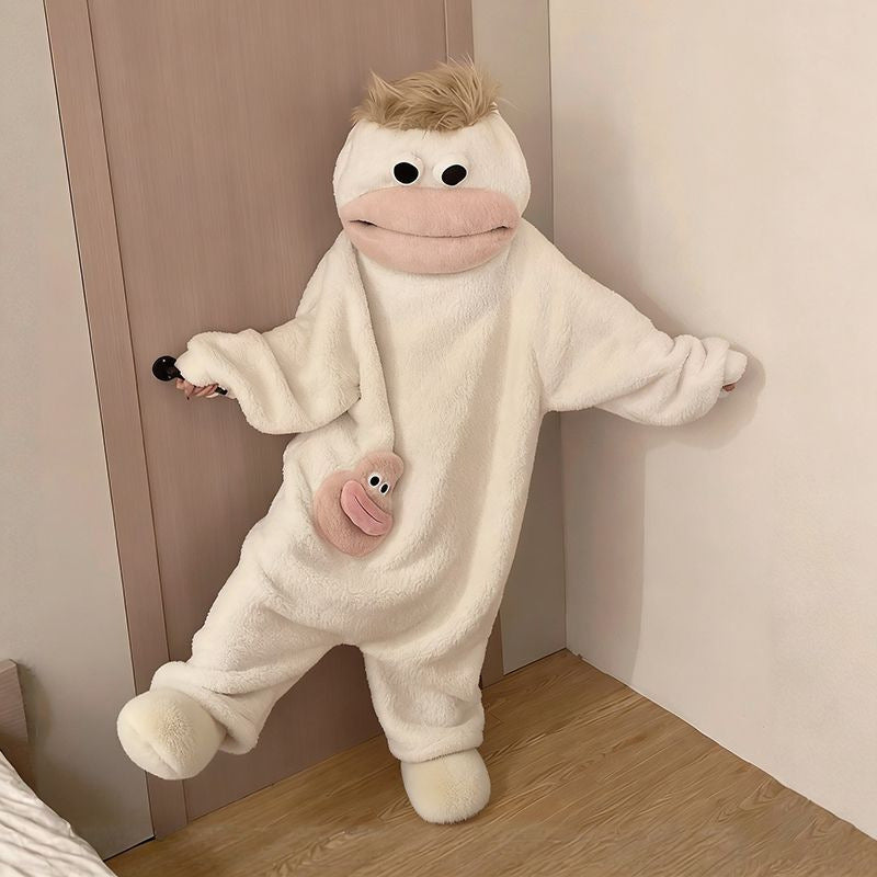 Big-Mouth Monster Fleece Onesie for Adults & Kids