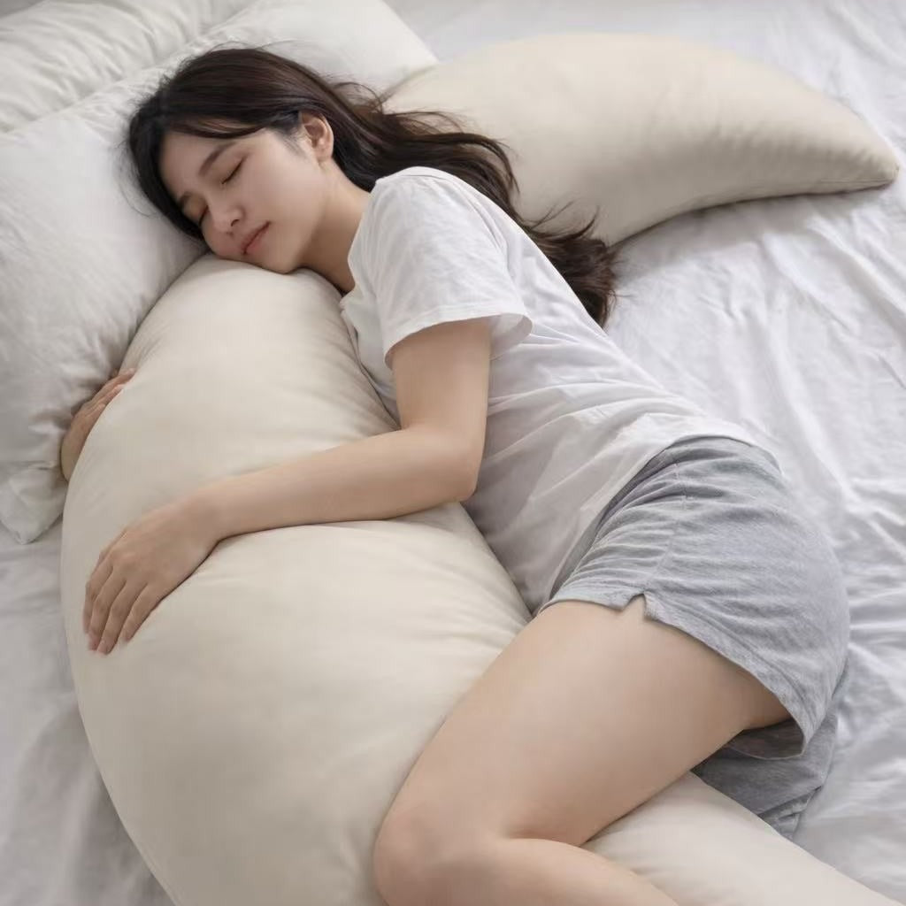 Large Moon Shaped Maternity Pillow